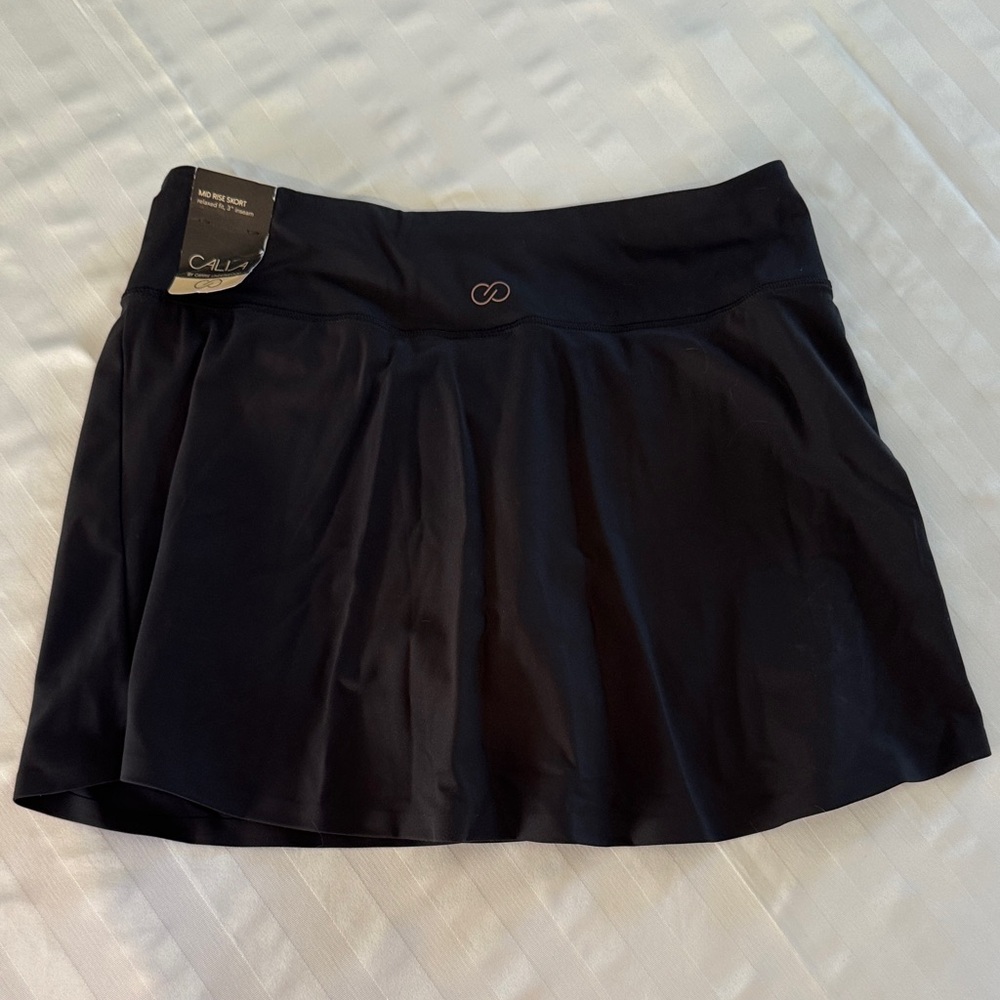 CALIA by Carrie Underwood Classic Black Skort
